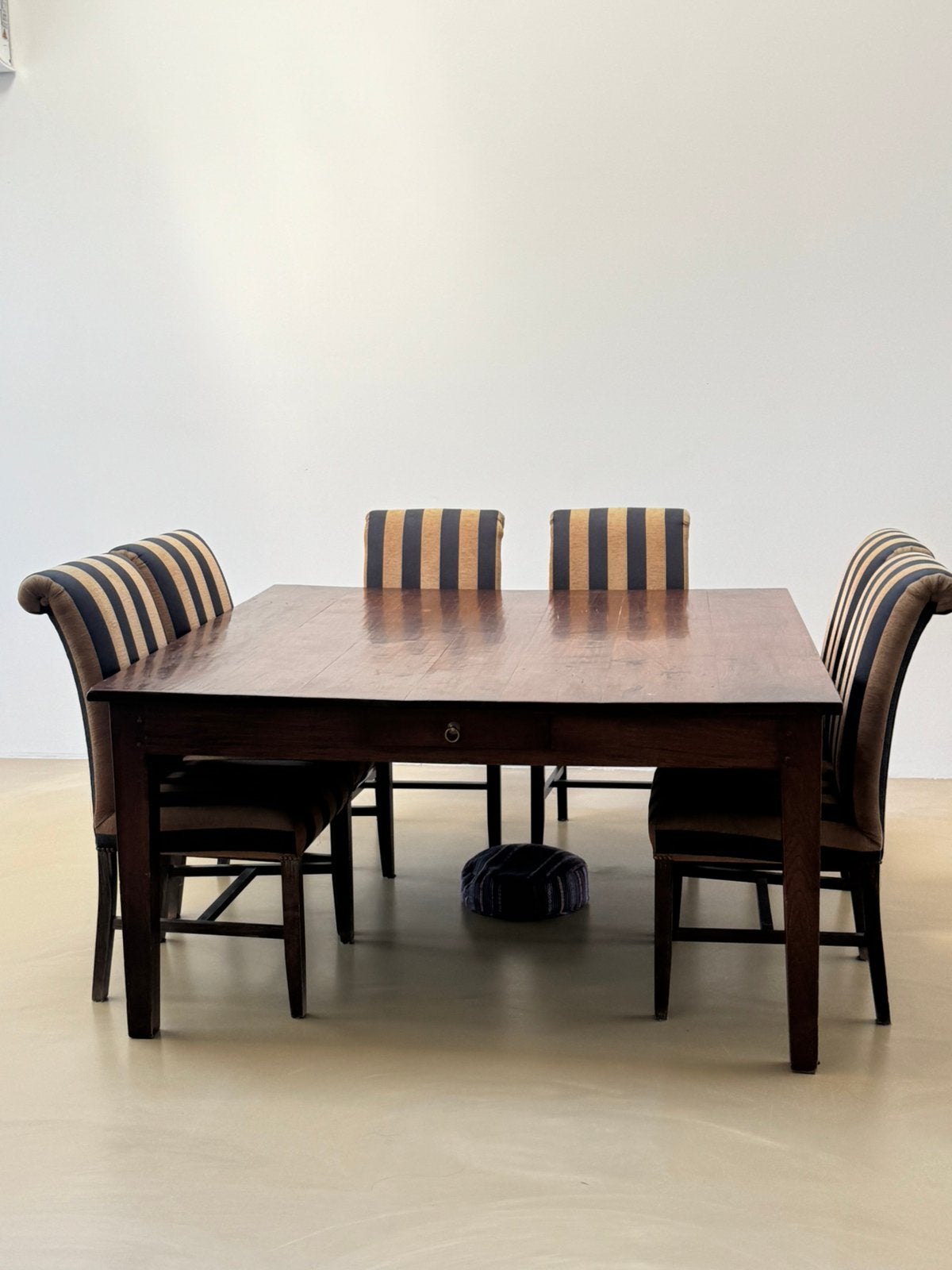 Eettafel en 6 eetstoelen te koop, Huis en Inrichting, Complete eetkamers, Ophalen, Gebruikt, 4 tot 6 stoelen