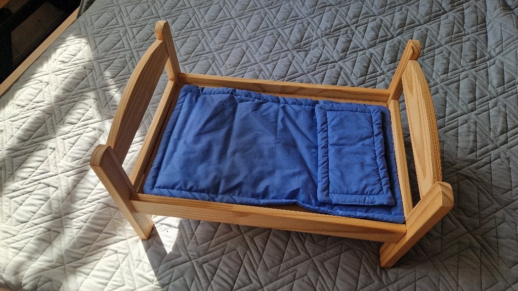 Poppenbed, Ophalen, Zo goed als nieuw, Babypop