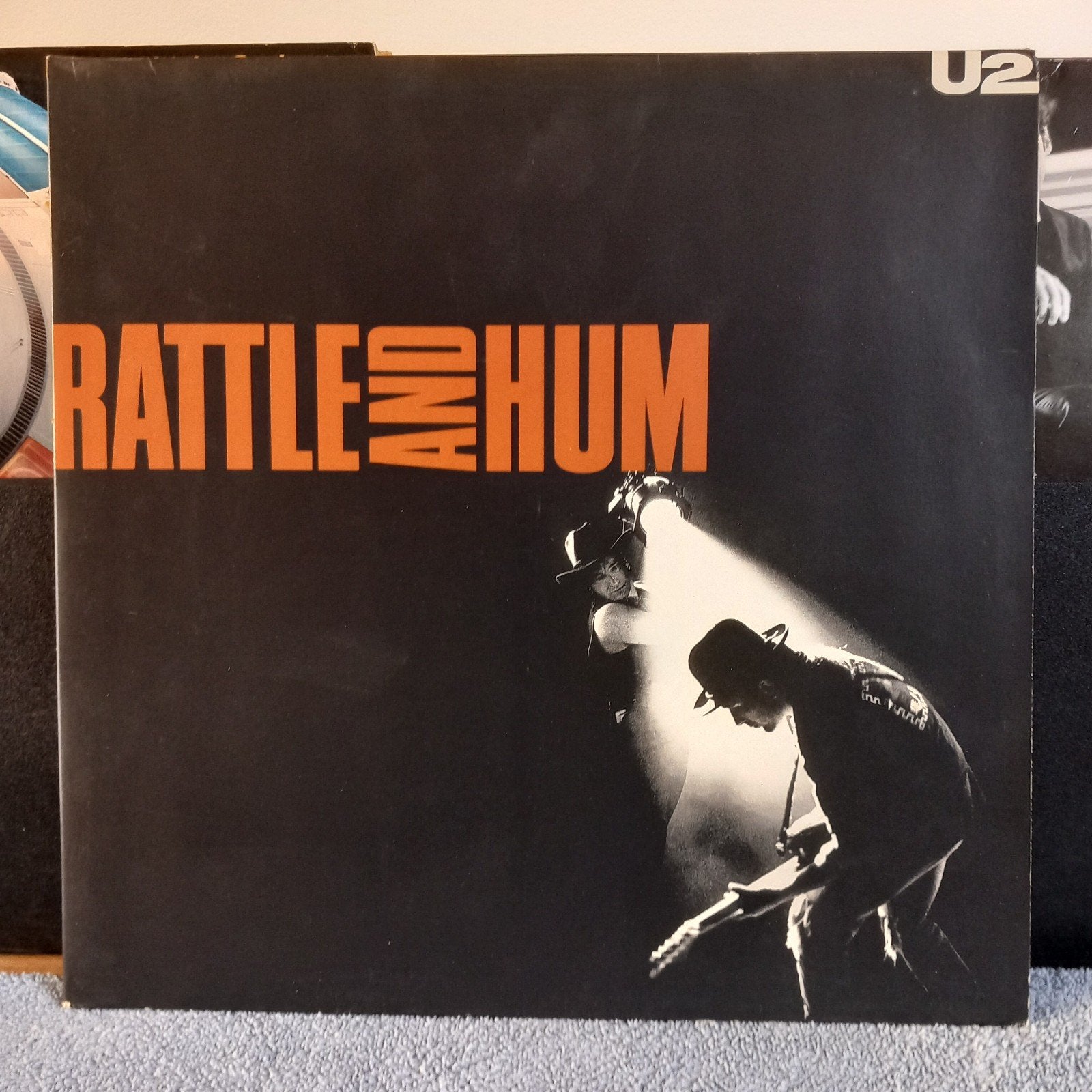 Lp u2 rattle and hum  2 lp,s  1988, Ophalen of Verzenden, Zo goed als nieuw, 12 inch