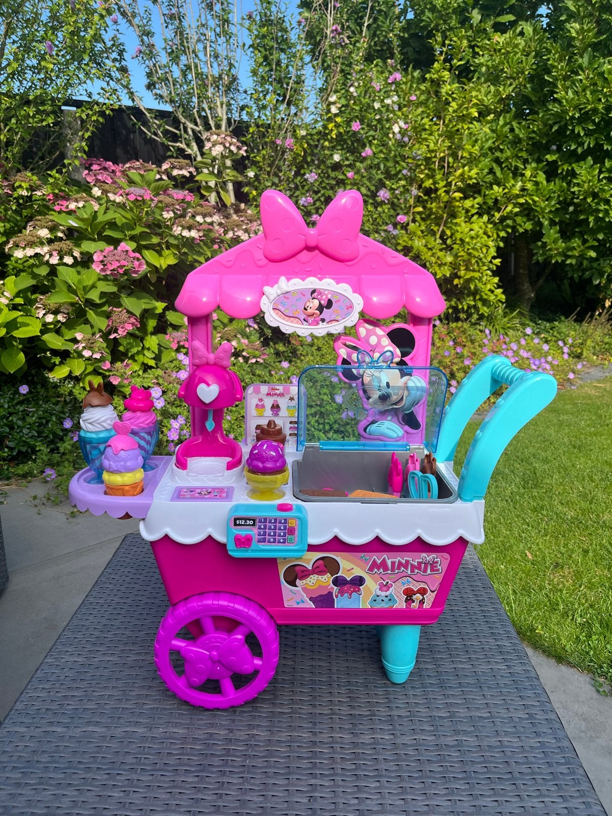 Minnie Mouse ijscokar met accessoires, Ophalen, Zo goed als nieuw, Meisje