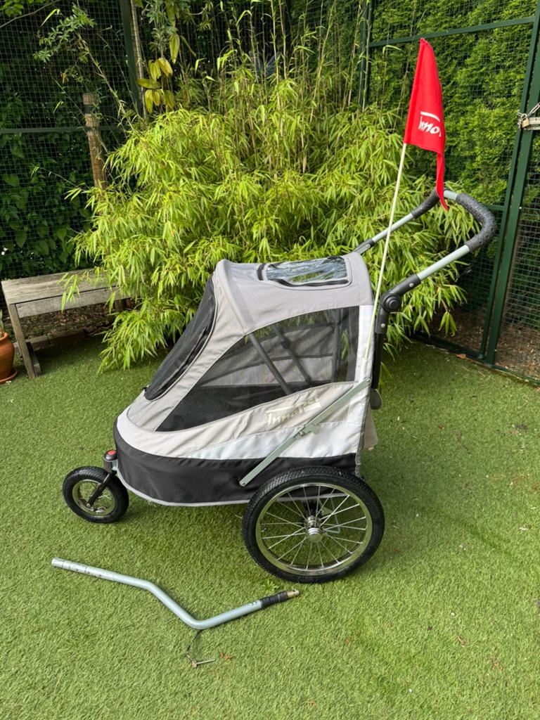 InnoPet Sporty Dog Trailer Deluxe incl. regenhoes, Ophalen, Gebruikt