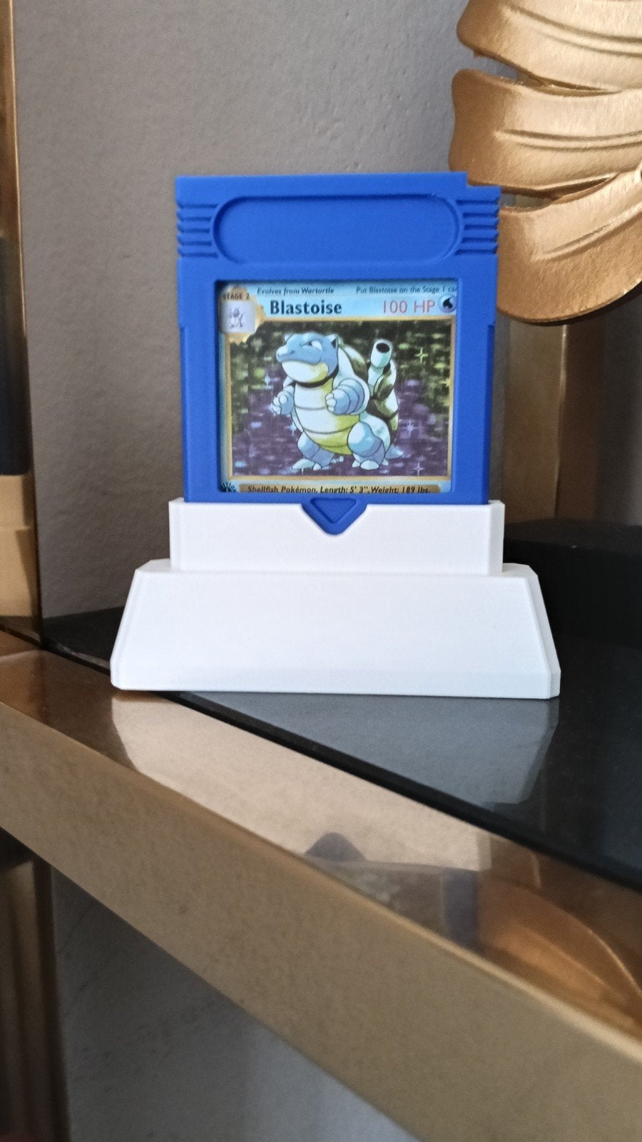 Pokémon kaart holder in Game Boy cartridge houder, Verzenden, Gebruikt, Losse kaart