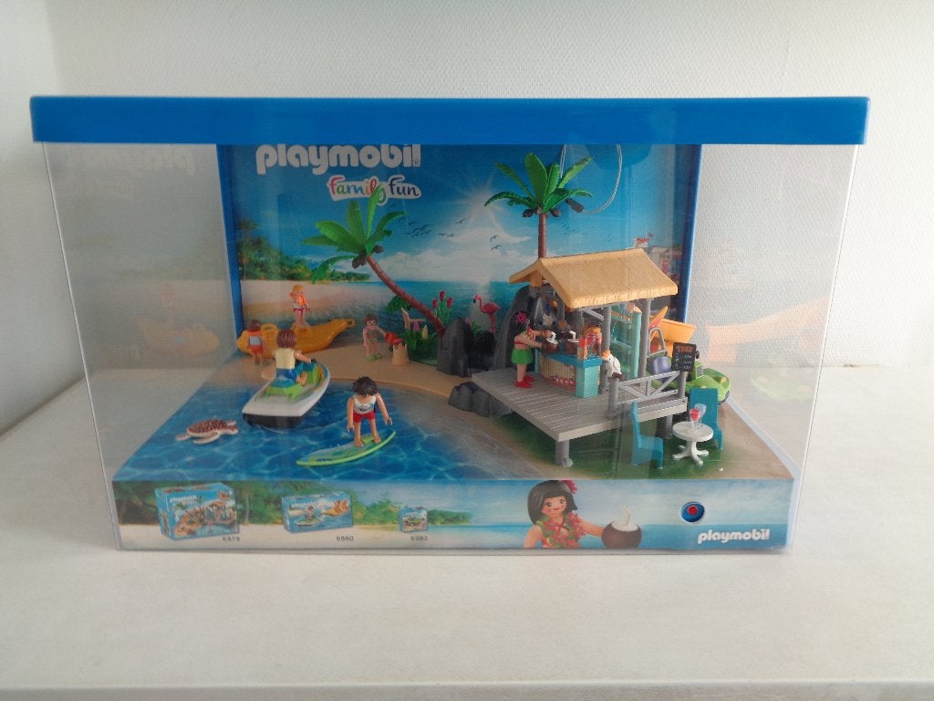 Playmobil winkel display met draaischijf en verlichting., Ophalen of Verzenden