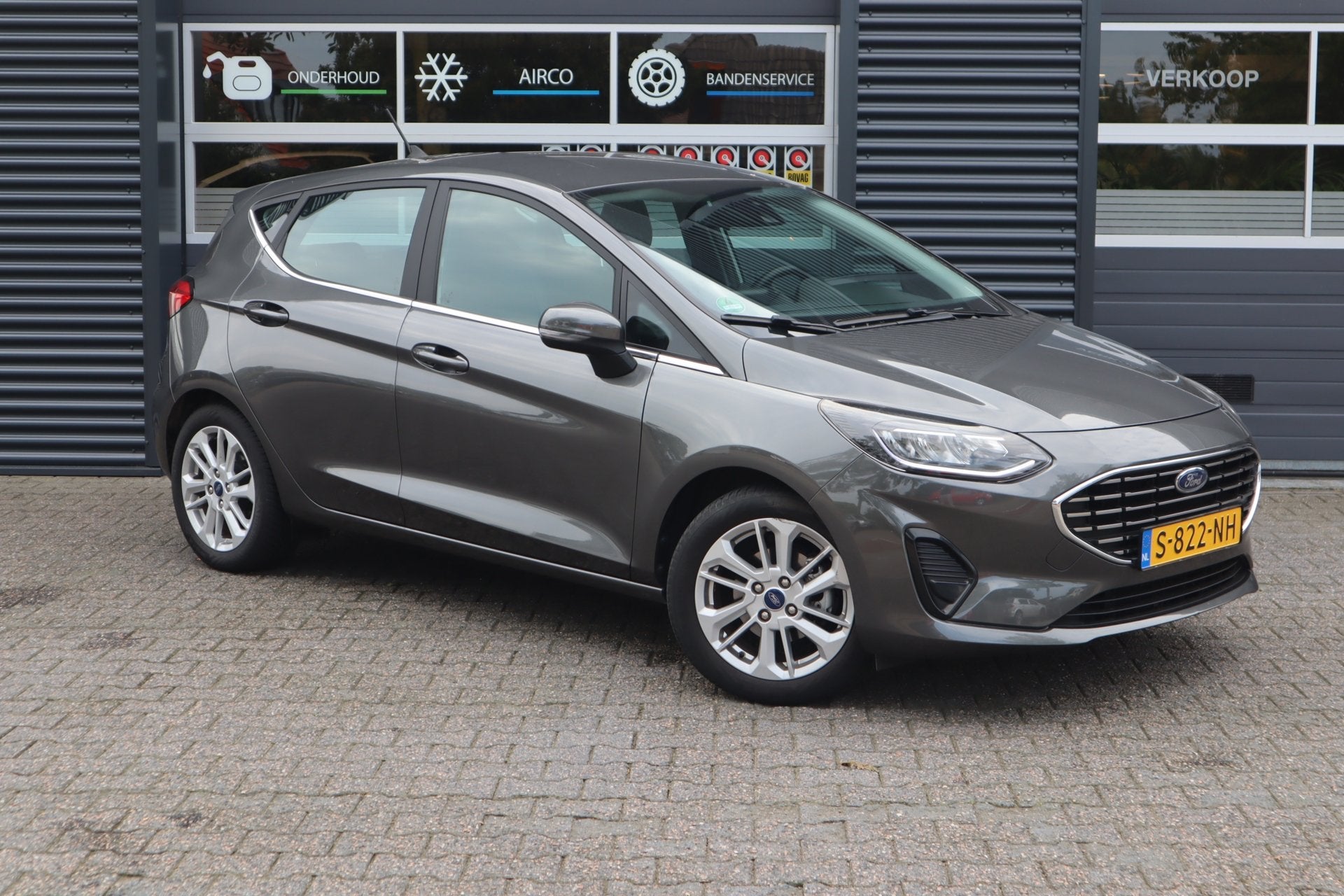 Ford Fiesta 1.0 EcoBoost Hybrid Titanium, Auto's, 125 pk, Gebruikt, Euro 6, Automatische klimaatregeling