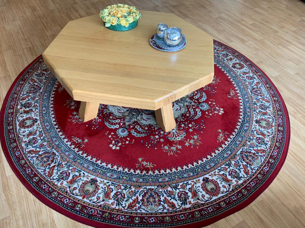 Salontafel, Huis en Inrichting, Gebruikt, 100 tot 150 cm, 50 tot 75 cm, Eikenhout