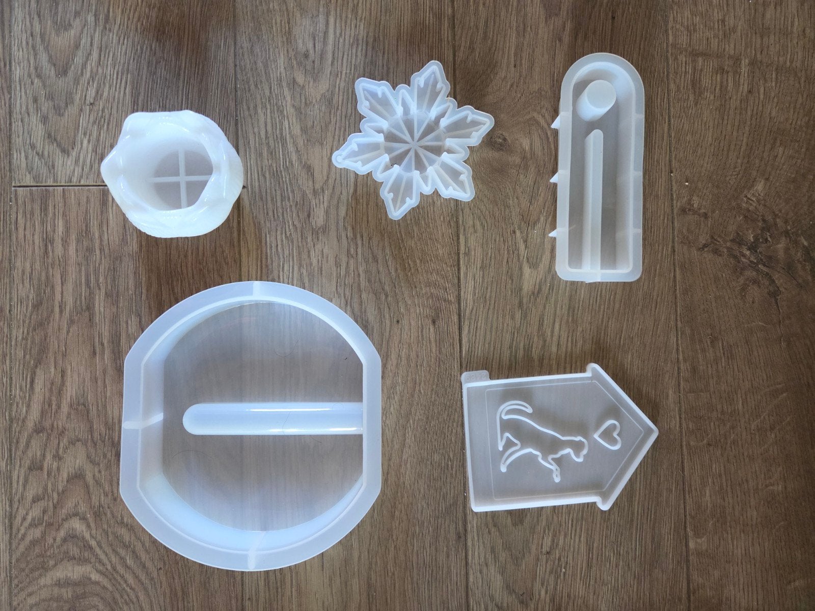 Epoxy Gietmallen - Diverse Vormen voor Creatieve Projecten, Ophalen of Verzenden, Zo goed als nieuw, Knutselmateriaal