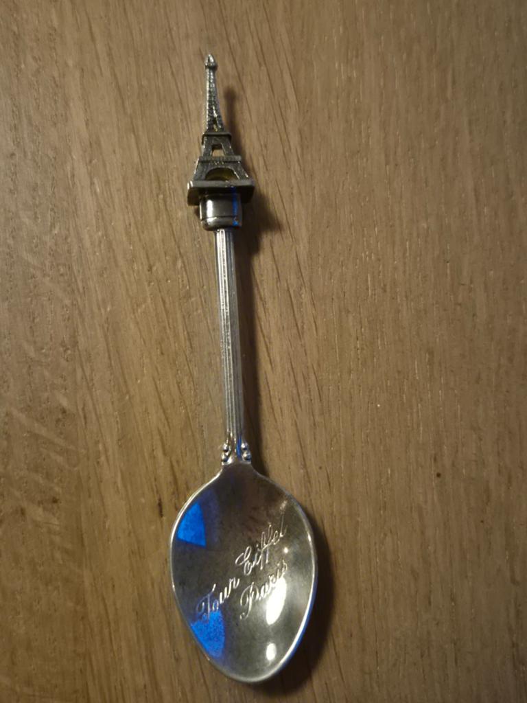 Lepeltje Parijs eifeltoren, Ophalen of Verzenden, Metaal, Bestek