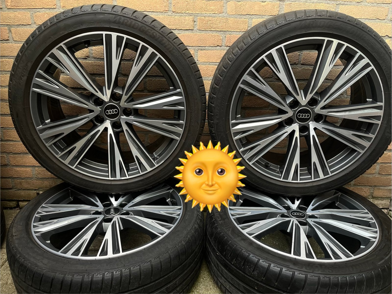NIEUWE (demo) 20” orig Audi A6 RS6 S6 A7 S7 zomerset, Auto-onderdelen, 255 mm, Banden en Velgen, Nieuw, Ophalen of Verzenden