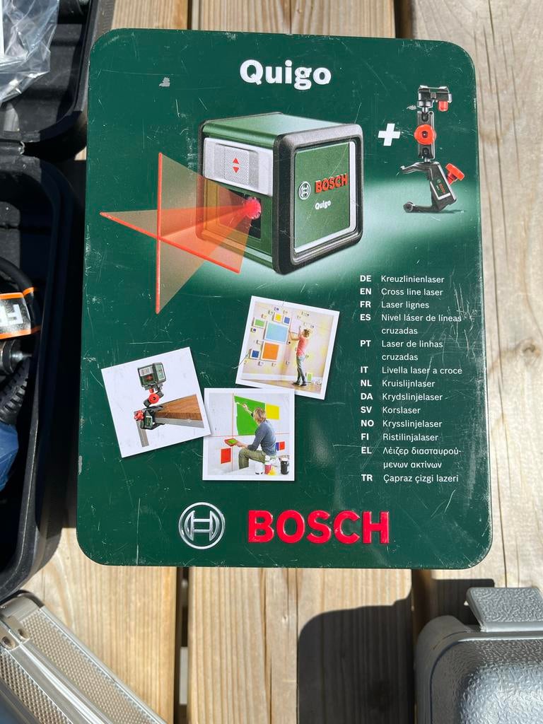 Diverse gereedschap set: Bosch Quigo, Duro, gatenzagen, Ophalen of Verzenden, Gebruikt