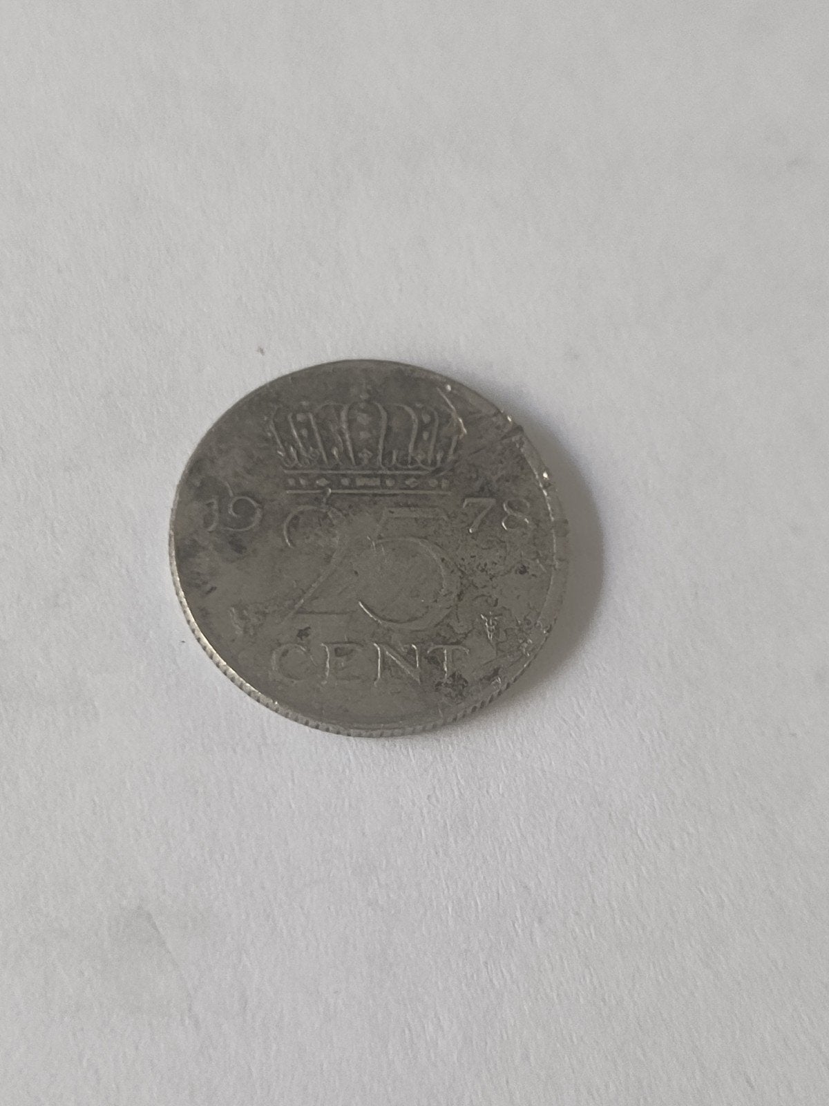 25 cent 1978, Ophalen of Verzenden, Koningin Juliana, 25 cent