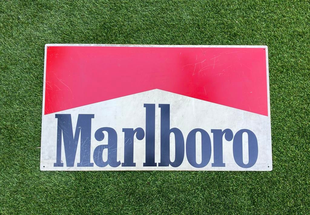 Reclamebord Marlboro Vintage groot (90x50 cm), Verzamelen, Merken en Reclamevoorwerpen, Ophalen of Verzenden, Zo goed als nieuw
