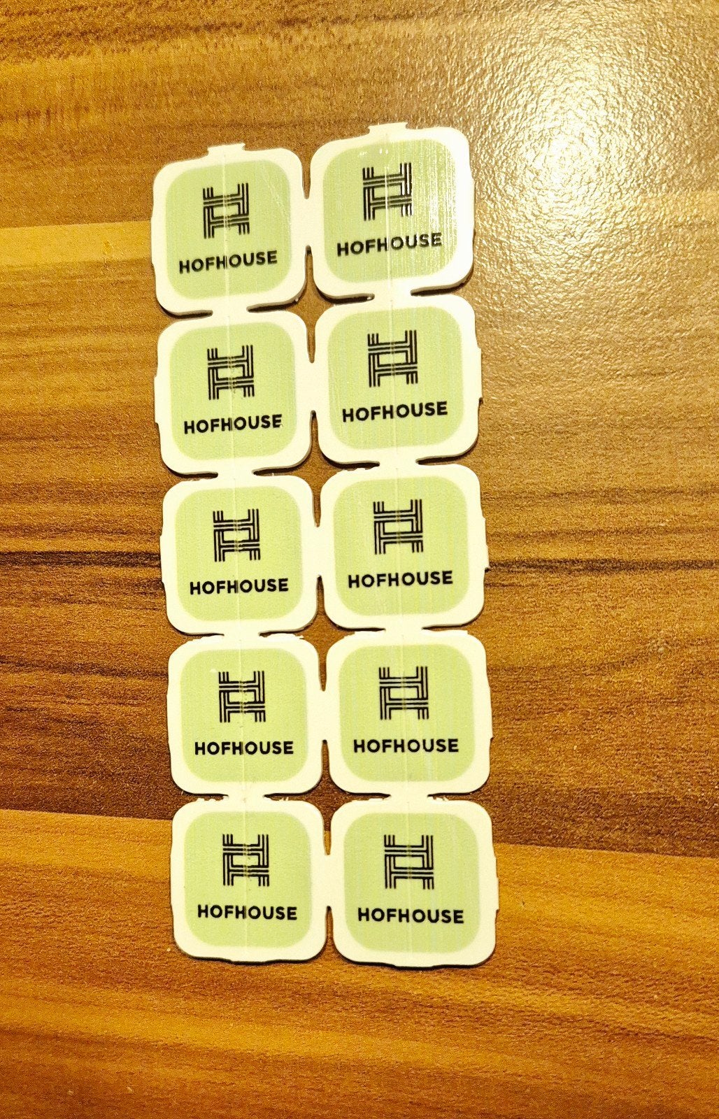 Hof House consumptie muntjes.... 10 stuks te koop aangeboden, Ophalen, Winkel, Super of Benzinepomp, Zegels, Bonnen of Punten