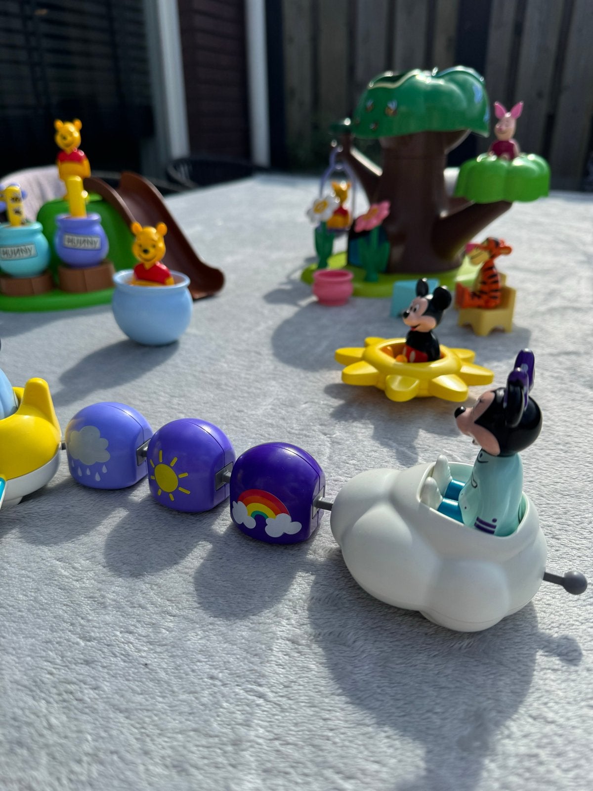 Playmobil 123 - Winnie de Poeh en Mickey Mouse speelset, Ophalen, Gebruikt, Overige typen, Met wieltjes