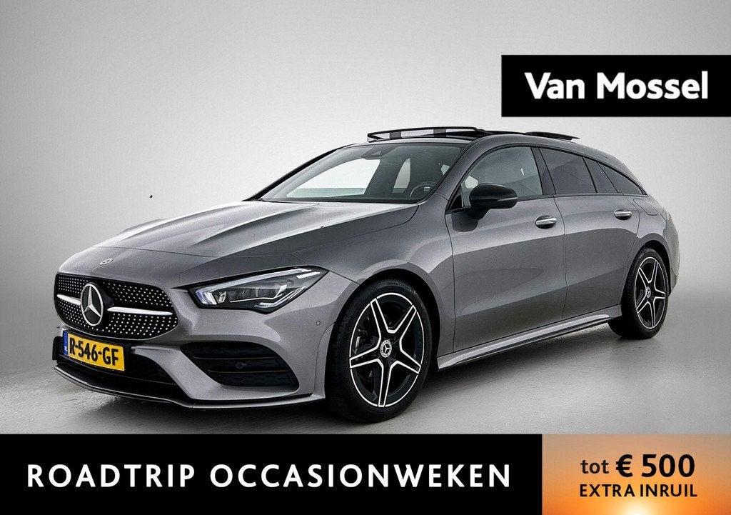 Mercedes-Benz CLA-klasse Shooting Brake 180 Business Solutio, Auto's, 136 pk, Gebruikt, 4 cilinders, Leder en Stof