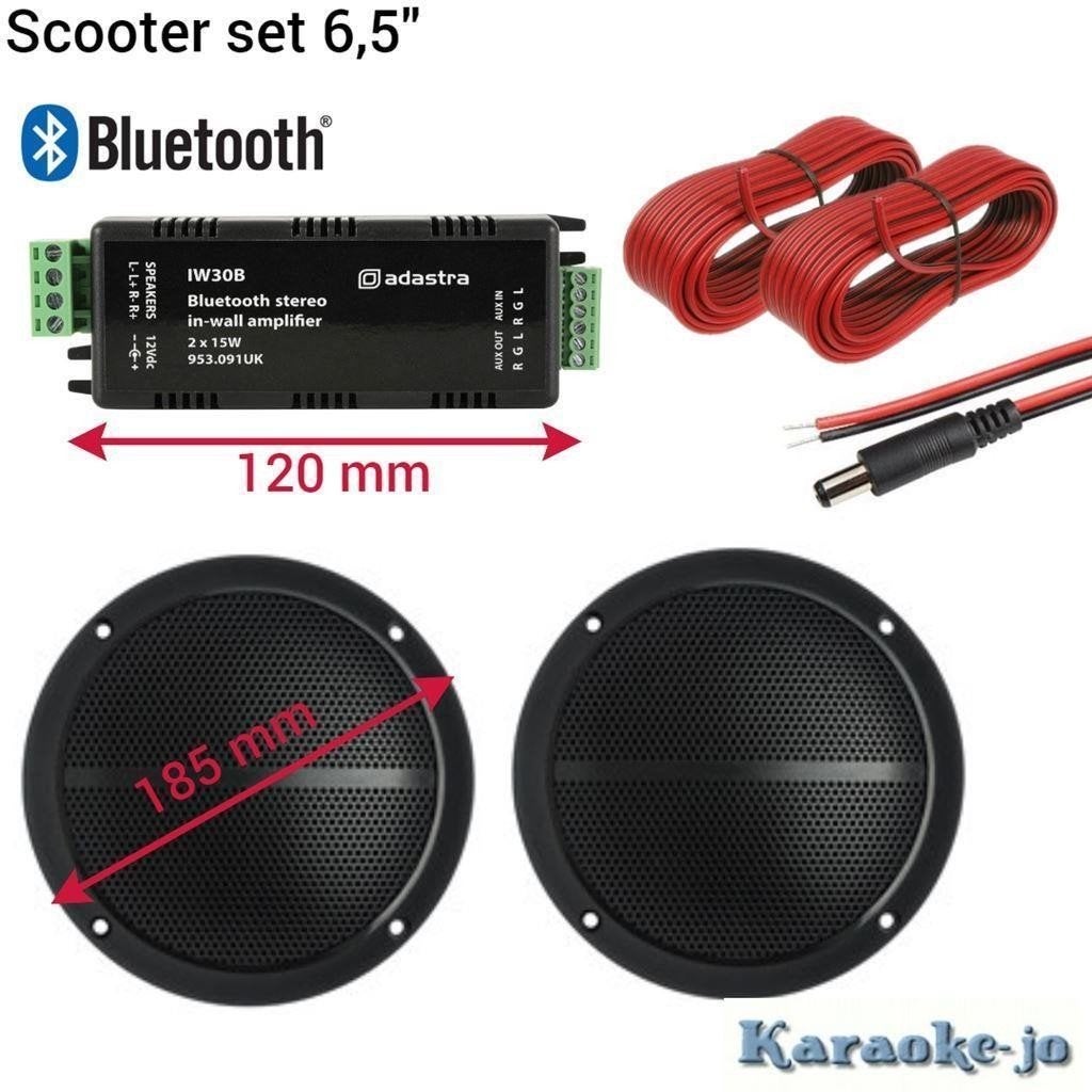 Scooter Bluetooth set 6,5 inch speakers [6M-A230]., ., Nieuw, Ophalen of Verzenden, .