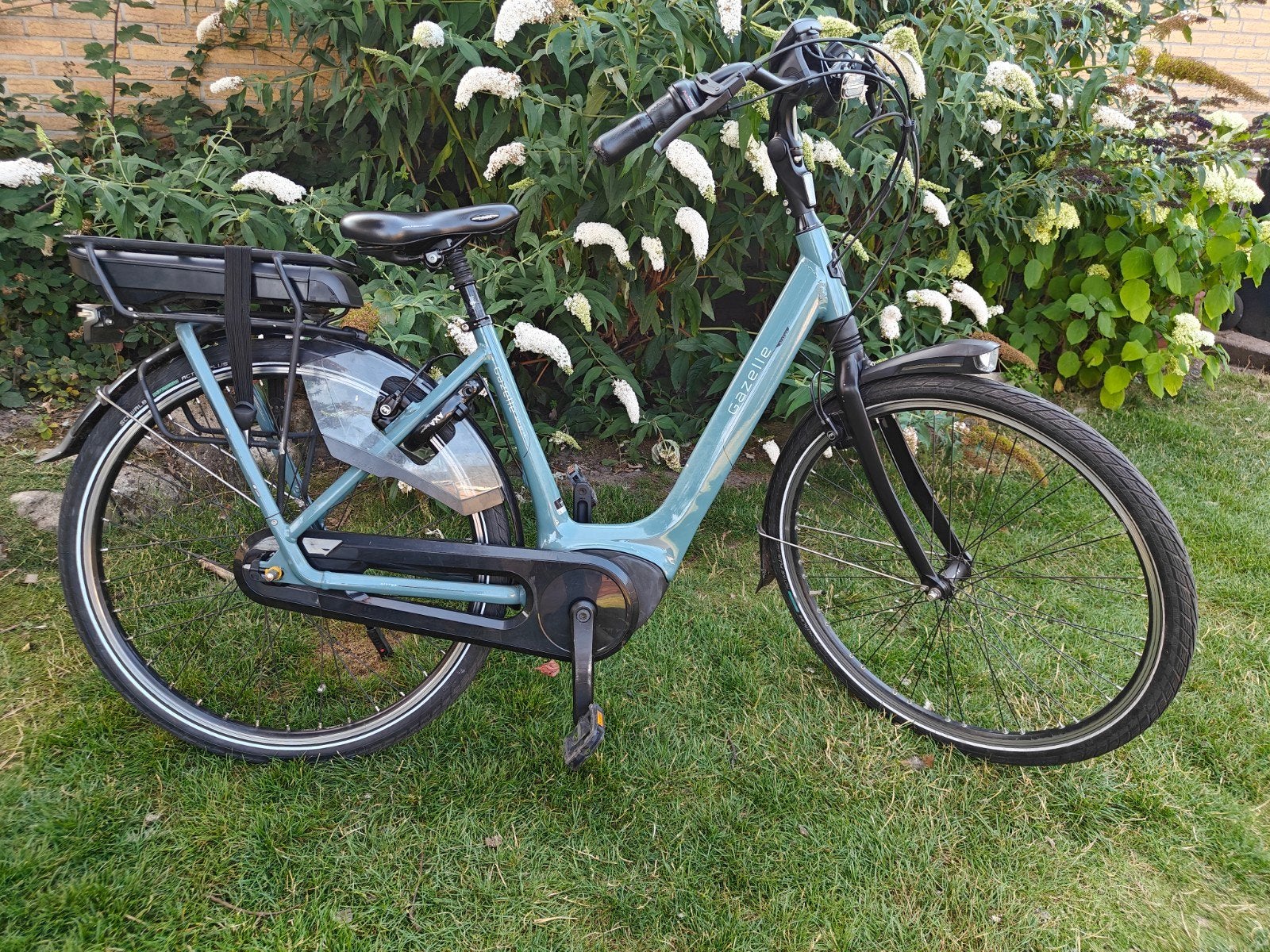Gazelle Orange  C8 HMB electr. fiets 2021 – Petrol Blue 28", Ophalen, Zo goed als nieuw, 47 tot 51 cm, 50 km per accu of meer