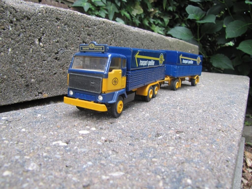 Tekno Volvo F89 ASG transport-spedition., Verzenden, Gebruikt, Bus of Vrachtwagen, Tekno