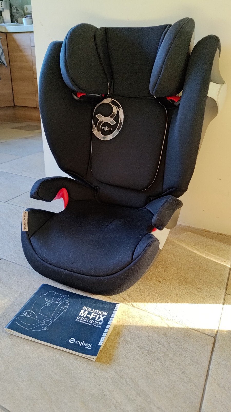 Autostoel Cybex Solution M-Fix met Isofix, 15 t/m 36 kg, Verstelbare rugleuning, Zo goed als nieuw, Isofix