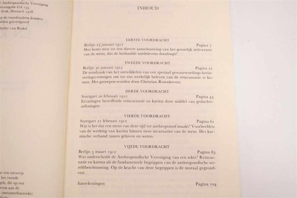 Reïncarnatie & Karma [1912] — Rudolf Steiner & Antroposofie, Ophalen of Verzenden, Gelezen, Overige onderwerpen, Achtergrond en Informatie