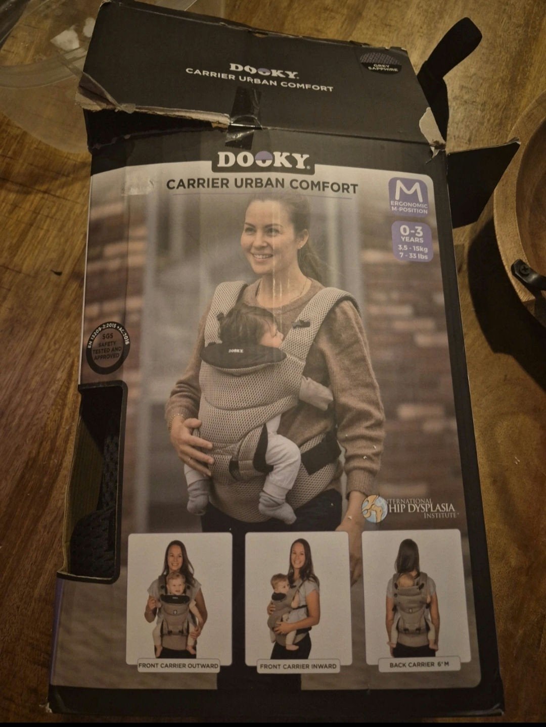 Dooky draagzak, Kinderen en Baby's, Ophalen of Verzenden, Buik of Rug, Draagzak, Overige merken