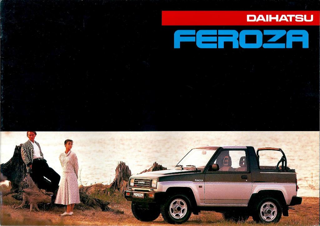 Folder Daihatsu Feroza 1991, Ophalen of Verzenden, Gelezen, Overige merken