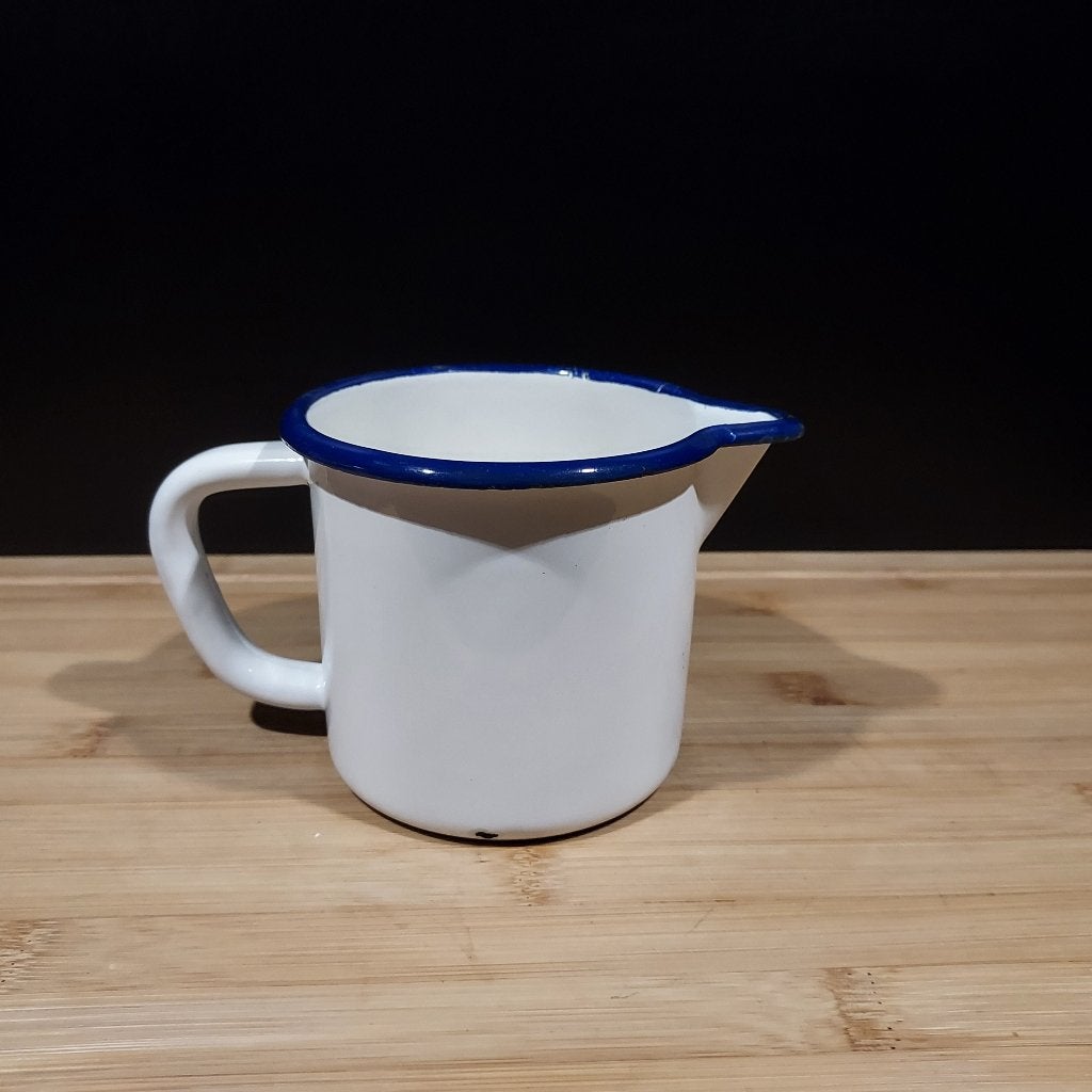 Emaille maatbeker wit 500ML NO630, Antiek en Kunst, Ophalen of Verzenden