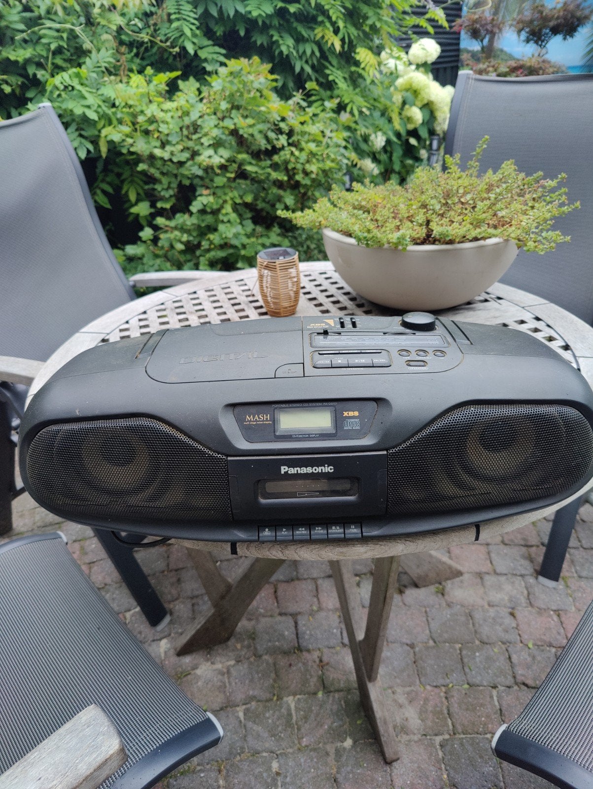 Panasonic Boombox met CD-speler en radio, Audio, Tv en Foto, Radio's, Gebruikt, Radio, Met cd-speler, Ophalen of Verzenden