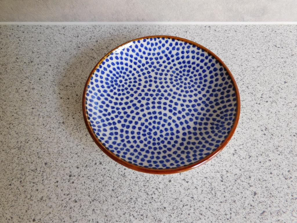 Bord 10 cm. Blauw Yasmine by Xenos, Huis en Inrichting, Ophalen of Verzenden, Zo goed als nieuw, Bord(en), Overige stijlen