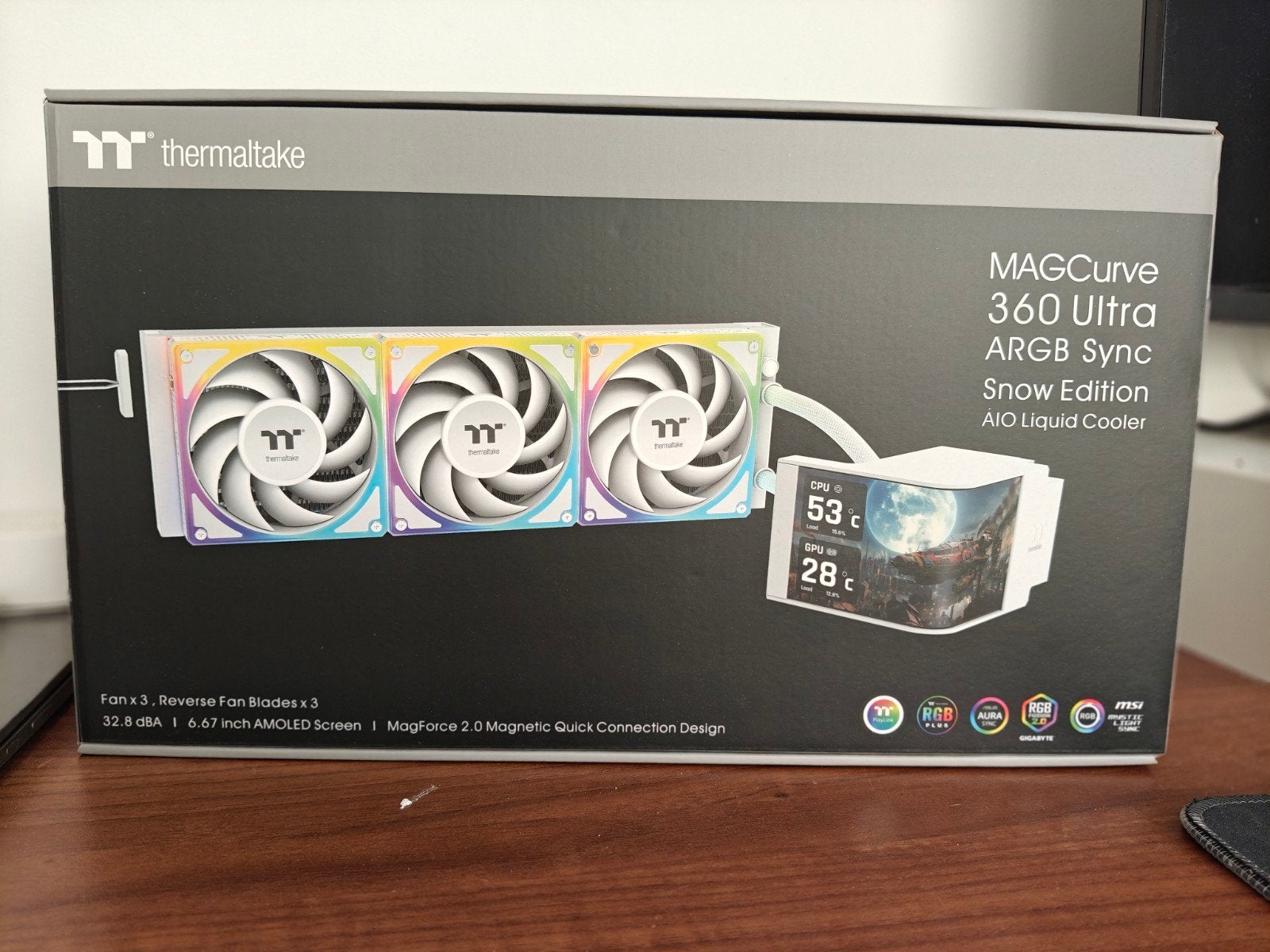 Gloednieuwe Thermaltake MAGCurve 360 Ultra ARGB Waterkoeling, Computers en Software, Computerkoelers, Ophalen of Verzenden, Nieuw