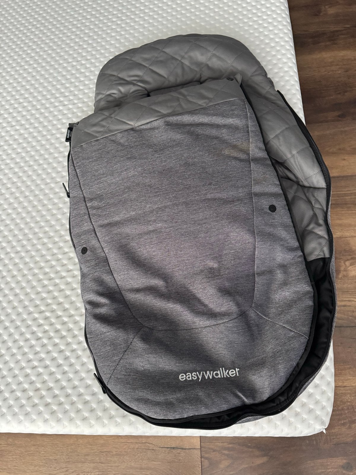 Easywalker Harvey3 Premium Voetenzak Diamond Grey, Kinderen en Baby's, Ophalen of Verzenden, Zo goed als nieuw, Kinderwagen, Overige merken