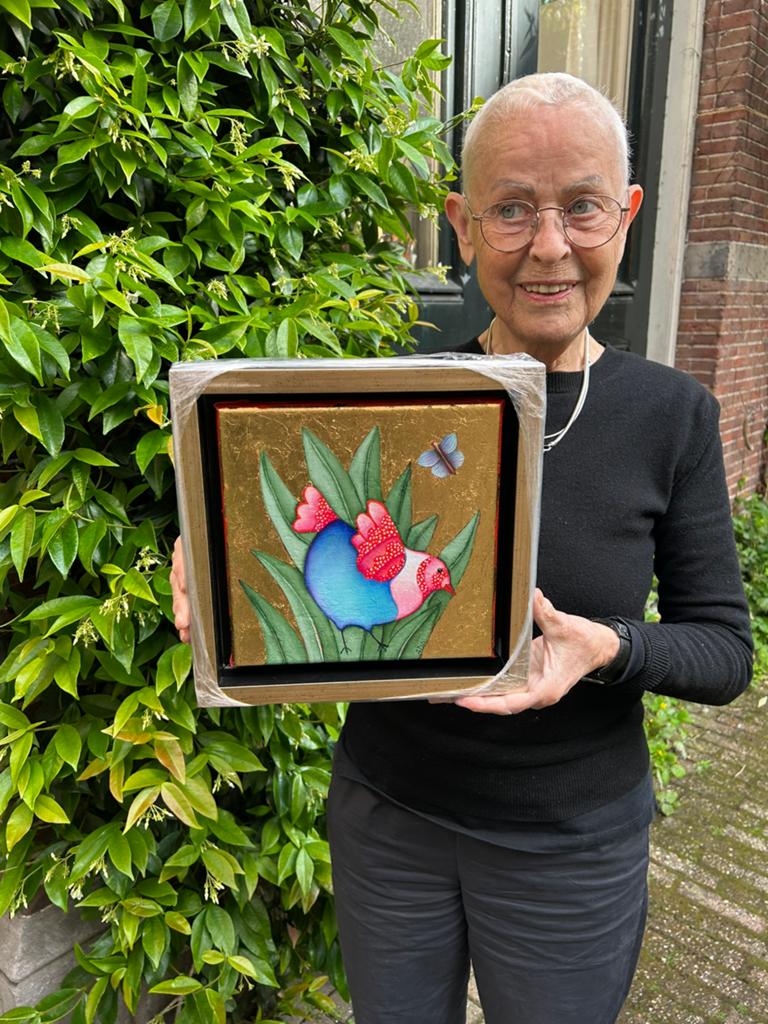 Ada Breedveld schilderij. Gratis verzenden, Antiek en Kunst, Kunst | Schilderijen | Modern, Ophalen of Verzenden