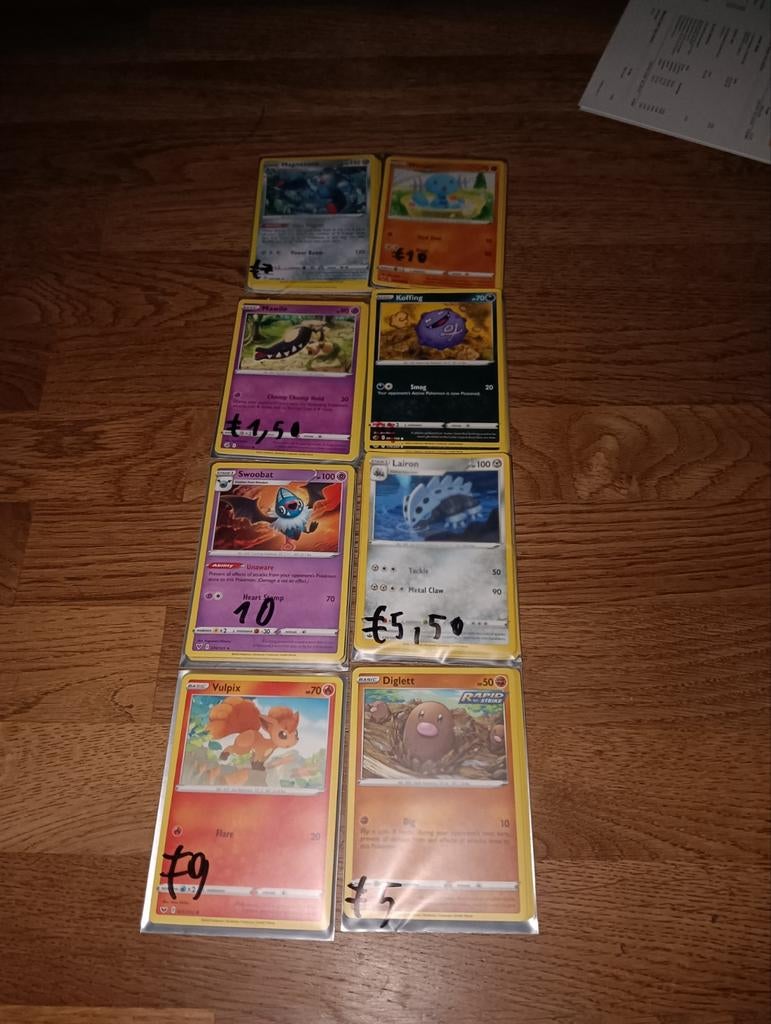 Pokémon kaarten - zeldzame kaarten mogelijk, Hobby en Vrije tijd, Ophalen, Gebruikt, Meerdere kaarten