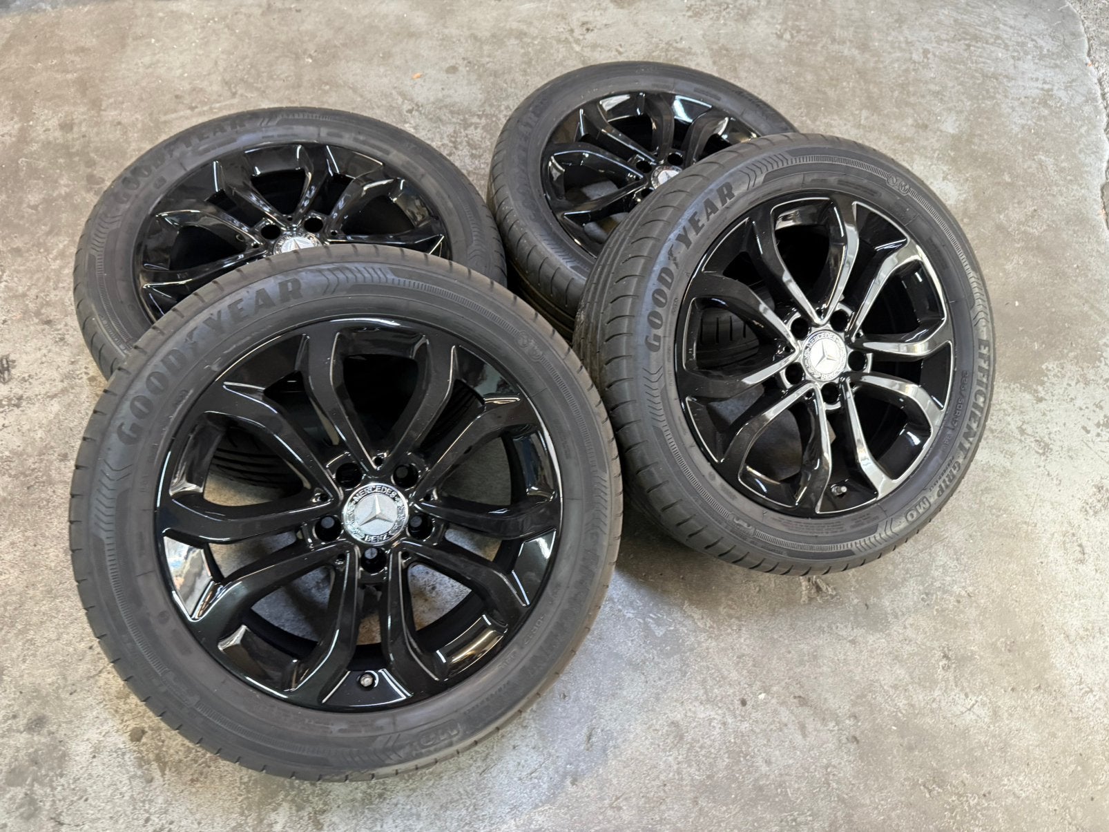 ✅ 17 inch Mercedes AMG C klasse velgen 5x112 W205 Vito, Gebruikt, Banden en Velgen, 17 inch, Ophalen of Verzenden