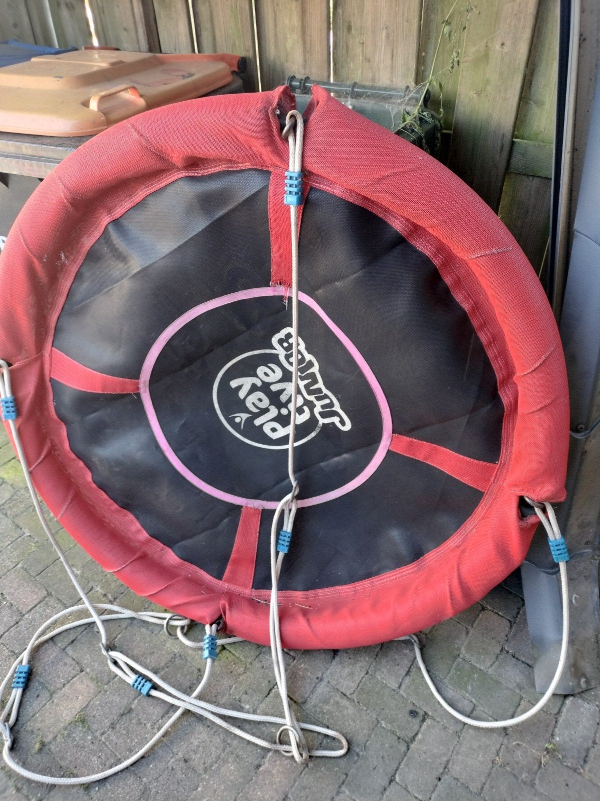 Playtive Junior Schommel Nestschommel Rood Zwart, Ophalen of Verzenden, Gebruikt, Schommel