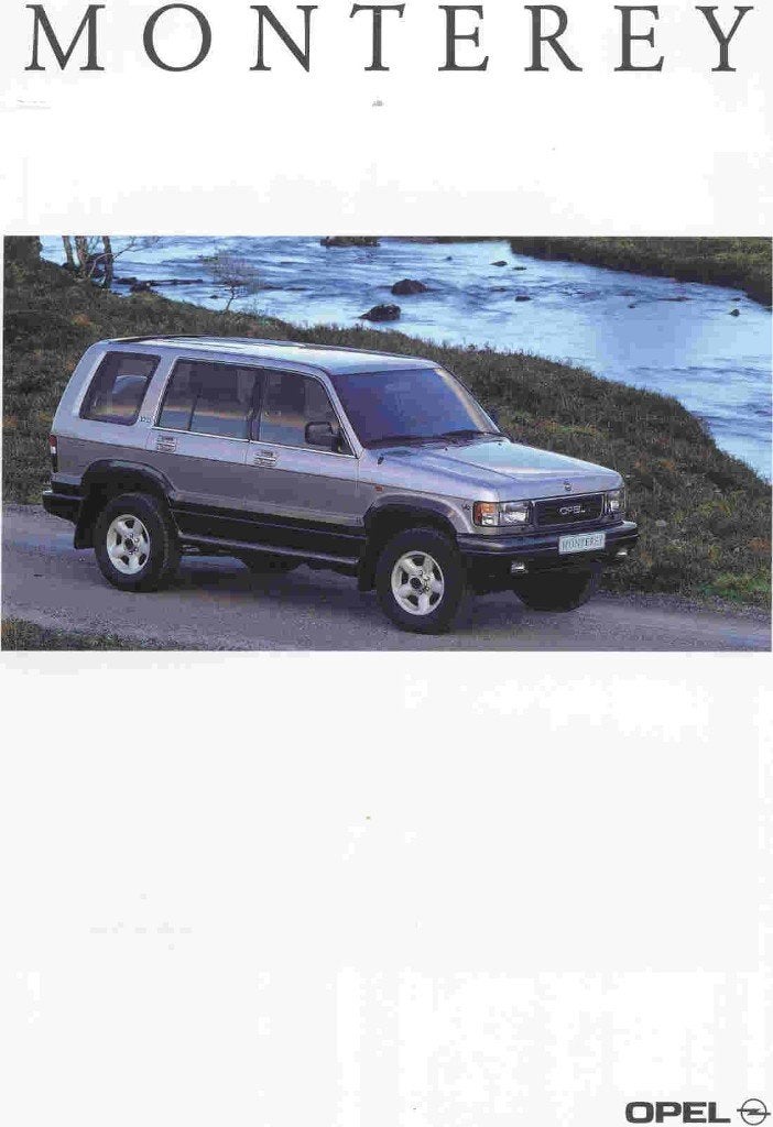Opel Monterey (aug. 1996), Ophalen of Verzenden, Nieuw, Opel