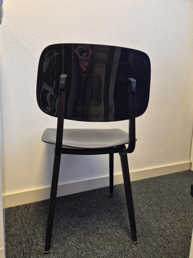 Ahrend revolt design stoelen - Hoogglans zwart, Ophalen, Gebruikt, Drie, Zwart