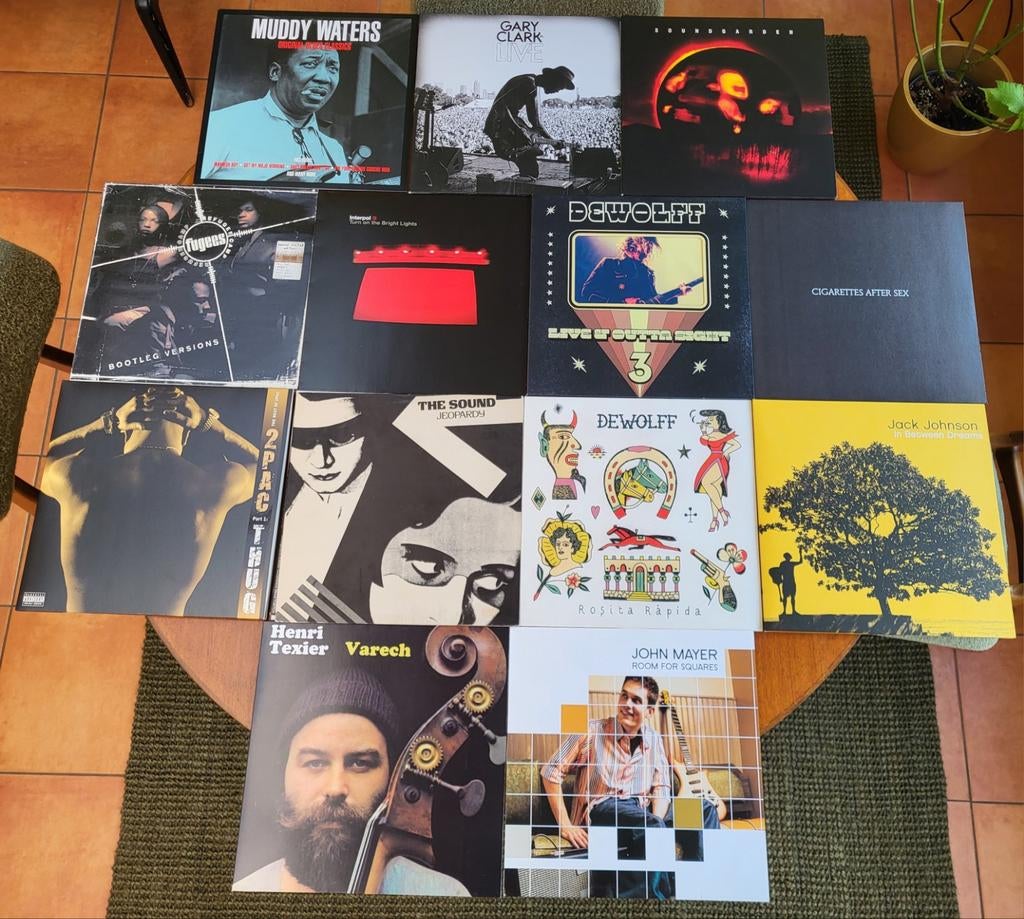 Mooie collectie vinyl/lp's, o.a. Soundgarden, 2pac, Dewolff, Ophalen of Verzenden, Zo goed als nieuw, 12 inch