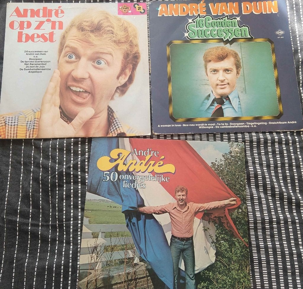 Andre van Duin LP 's CD 's DVD 's Muziekcassette Vinylsingle, Ophalen of Verzenden, Zo goed als nieuw, Overige formaten, Overige genres