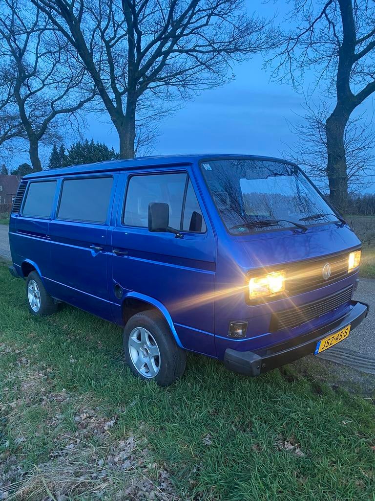 Volkswagen transporter t3 1985, 8 stoelen, Blauw, 1526 kg, 1200 kg