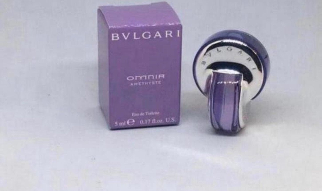 Miniatuur Omnia Amethyst Bvlgari 5 ml eau de toilette, Ophalen of Verzenden, Nieuw, Miniatuur, Gevuld