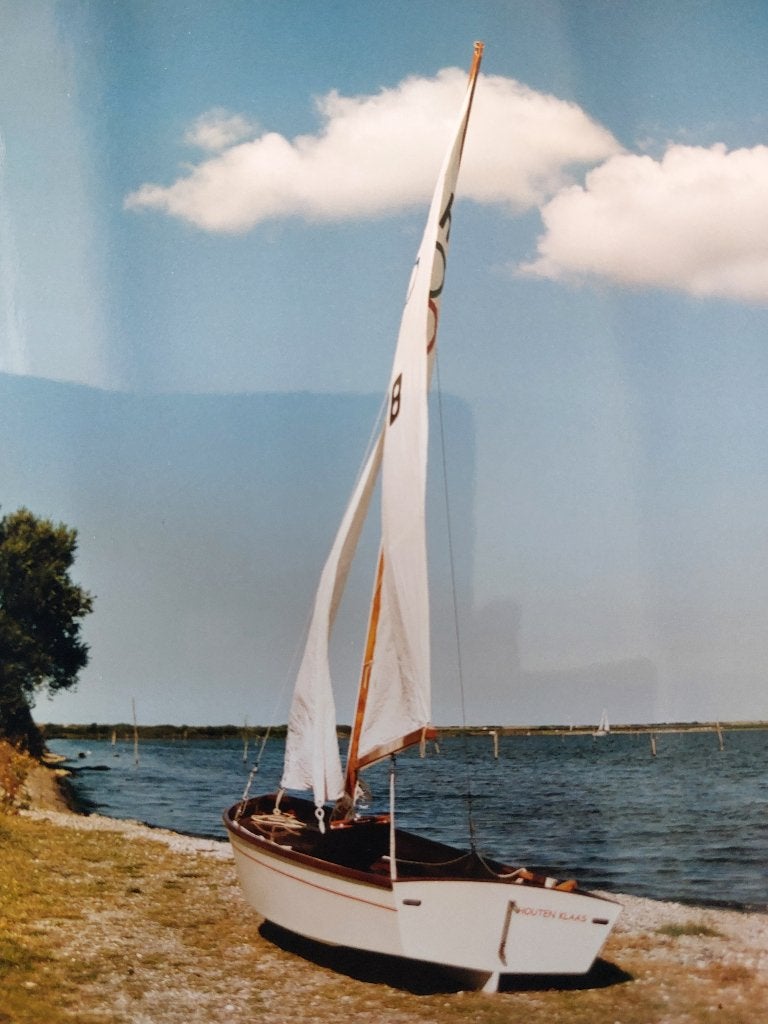 Zeilbootje (jeugdbootje, type Springer) te koop!  T.e.a.b., Ophalen, Gebruikt