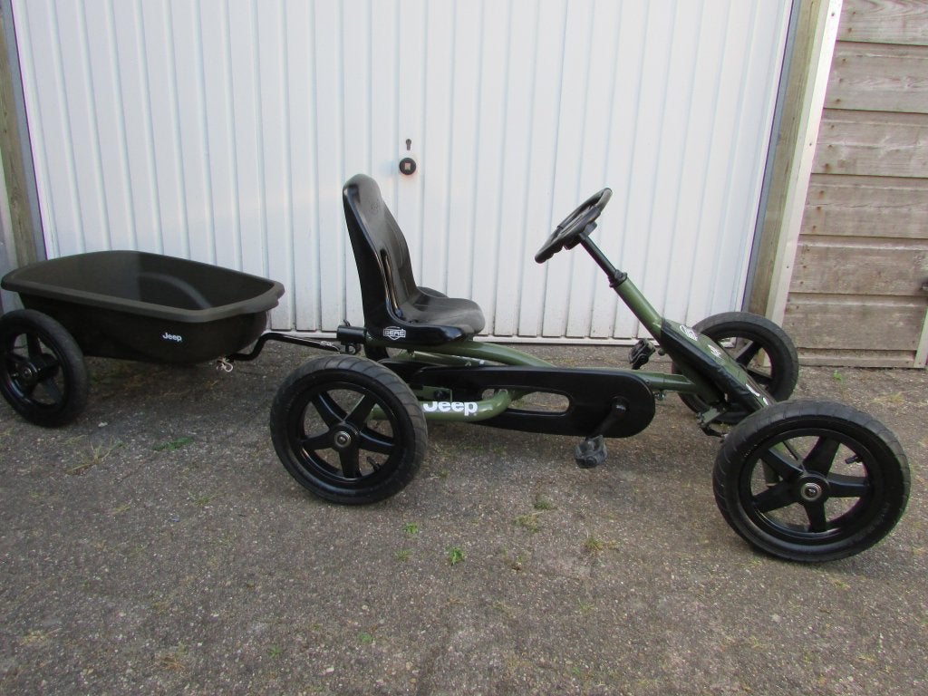 berg buddy jeep met aanhanger, Ophalen, Zo goed als nieuw, Berg, Vrijloopautomaat