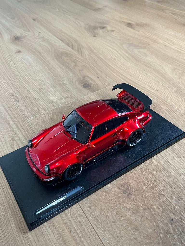 Porsche RWB Body Kit 1:18 Modelauto Rood, Ophalen of Verzenden, Zo goed als nieuw, Auto, Solido