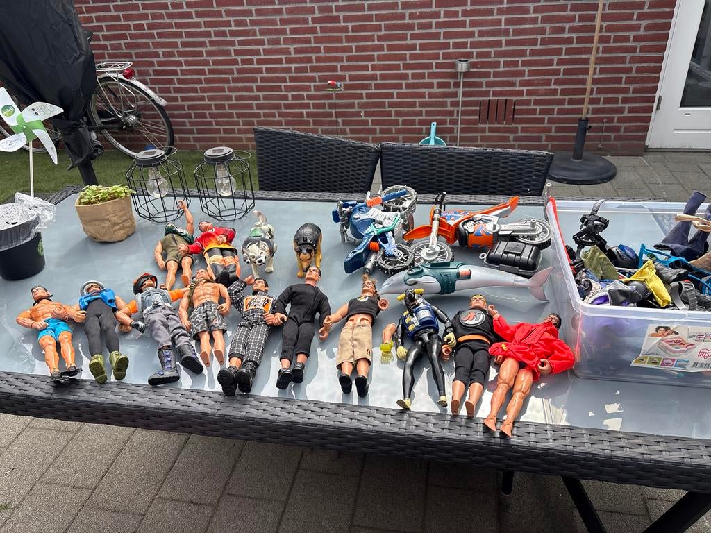 Grote collectie Action Man poppen en accessoires, Ophalen of Verzenden, Gebruikt