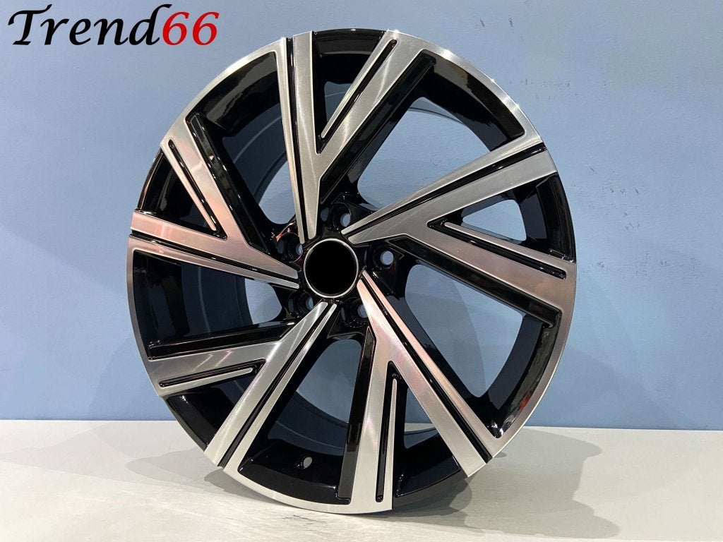 5x112 18'' Bergamo Velgen Audi Vw Caddy Golf Seat Skoda Troc, Niet ingevuld, 18 inch, Velg(en), Niet ingevuld
