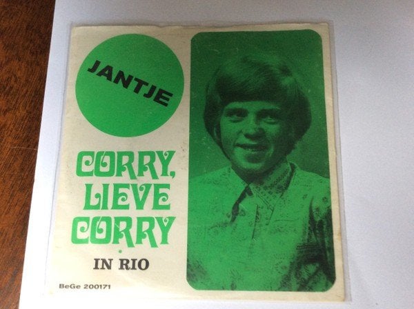 Piraten Single : Jantje met Kwartet Antergo - Corry Lieve Co, Gebruikt, 7 inch, Levenslied of Smartlap, Overige typen