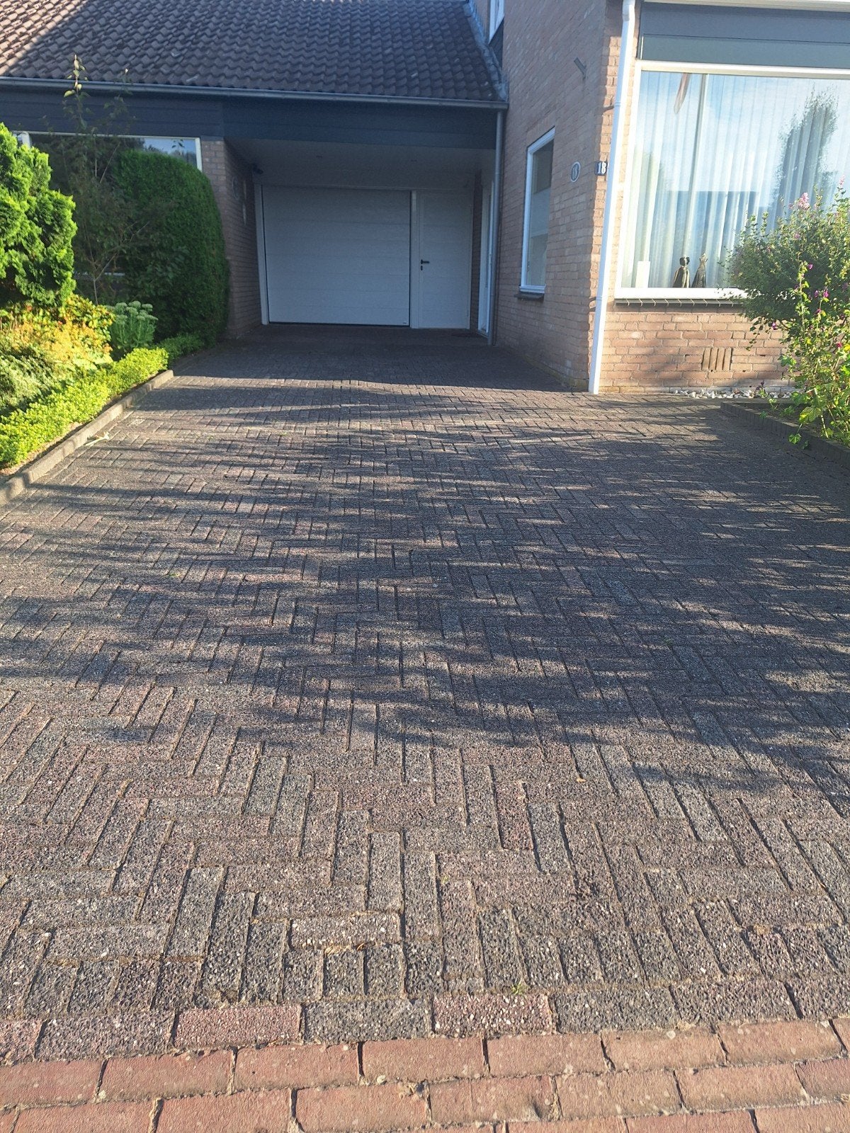 Beton klinkers 52m² Waalformaat 20x7x7cm, Ophalen, Gebruikt, Beton, Klinkers