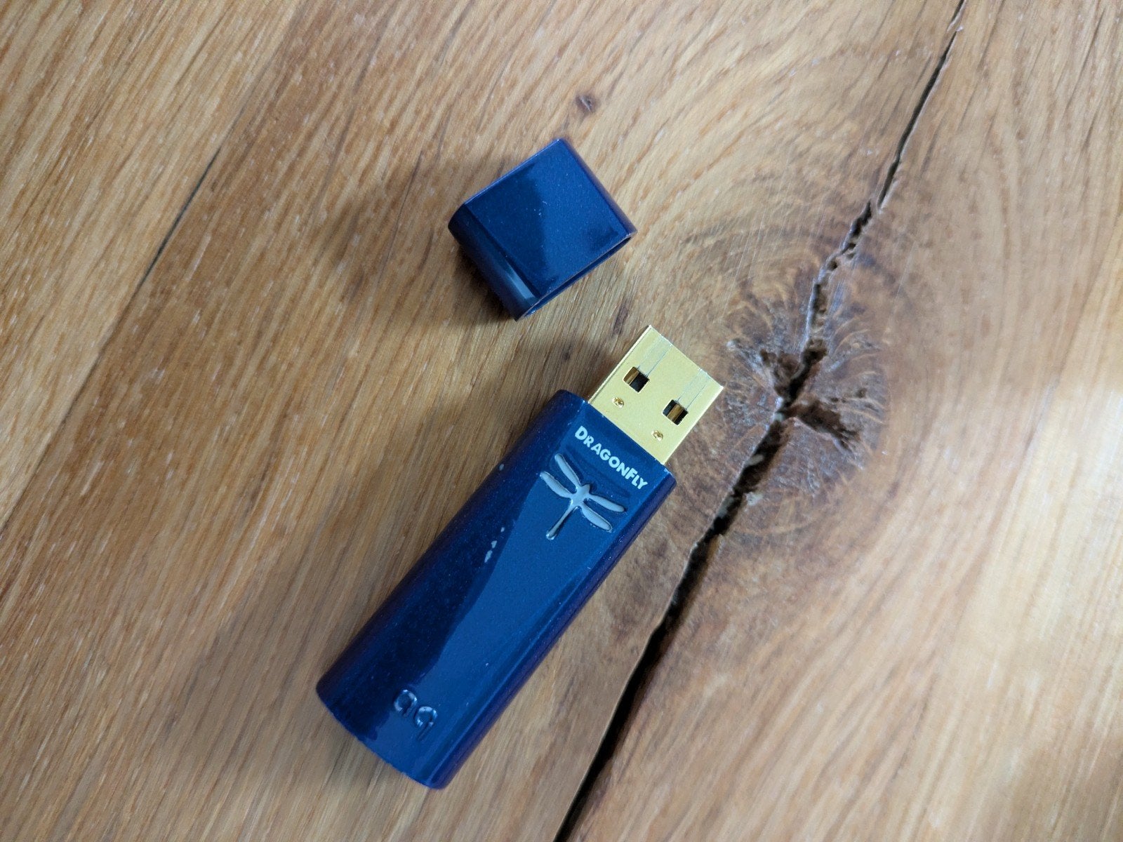 AudioQuest DragonFly Cobalt DAC/Hoofdtelefoonversterker, Ophalen of Verzenden, Zo goed als nieuw, Audio
