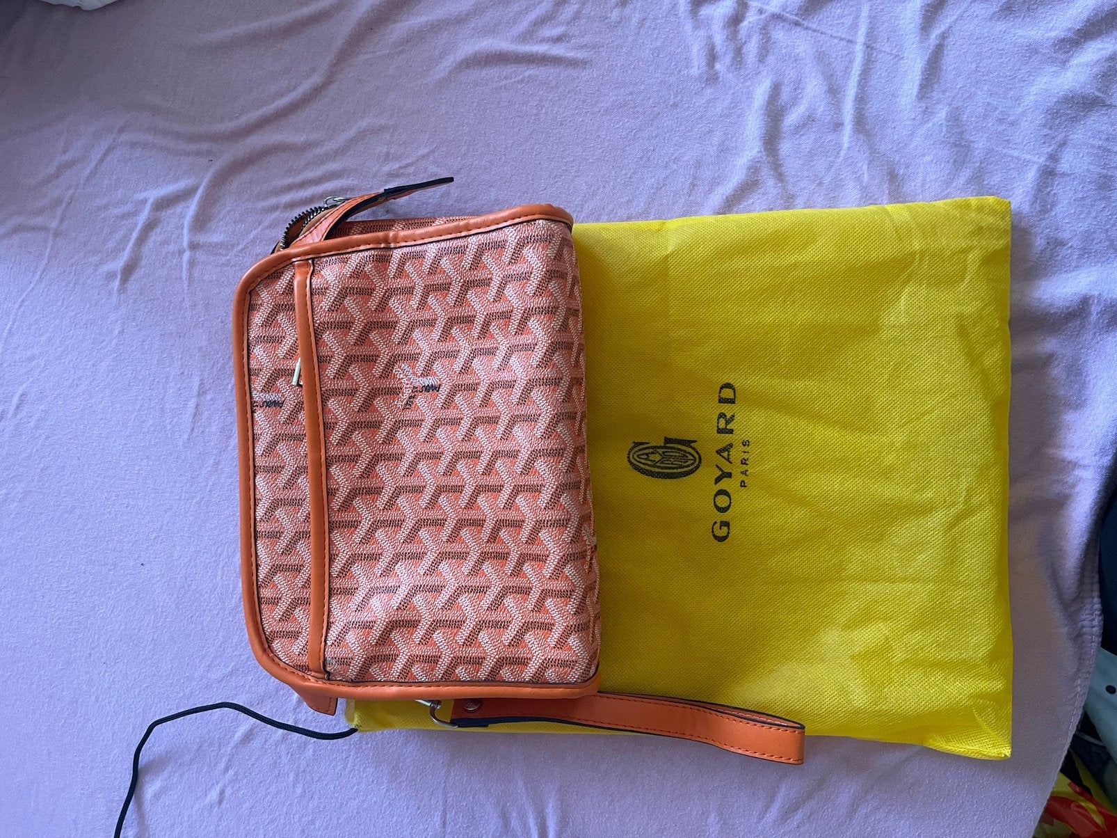 GOYARD tas, Overige merken, Nieuw, Oranje, Ophalen of Verzenden