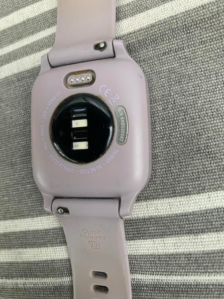 Garmin Venu SQ Smartwatch - Lichtpaars, Paars, Ophalen of Verzenden, Waterdicht, Android